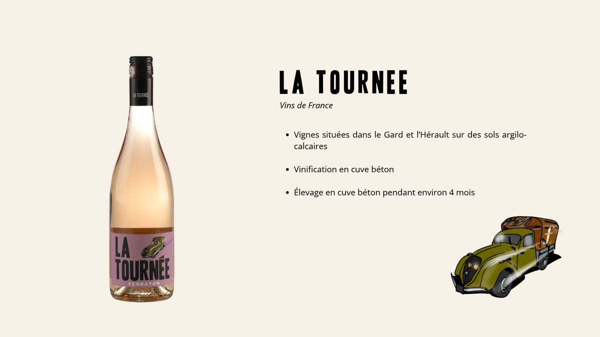 La Tournée, Vin de France, Rosé 2025