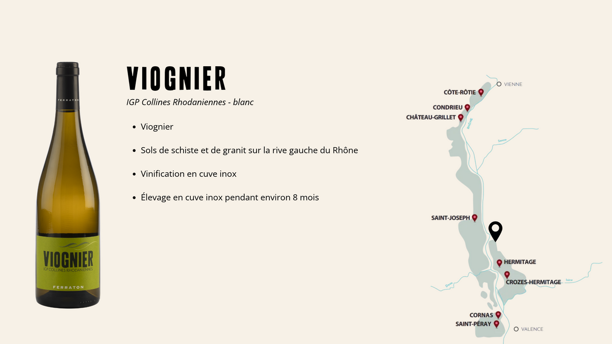 Viognier, IGP Collines Rhodaniennes, 2025
