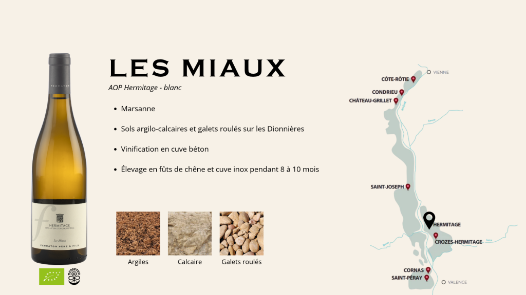 Hermitage Les Miaux Blanc 2023