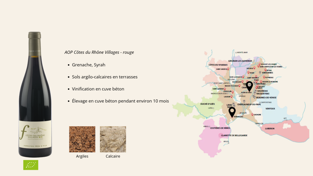Côtes du Rhône Villages Bio Rouge 2024