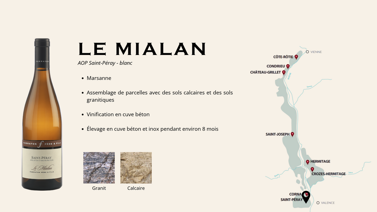 Saint-Péray Le Mialan, Blanc, 2025