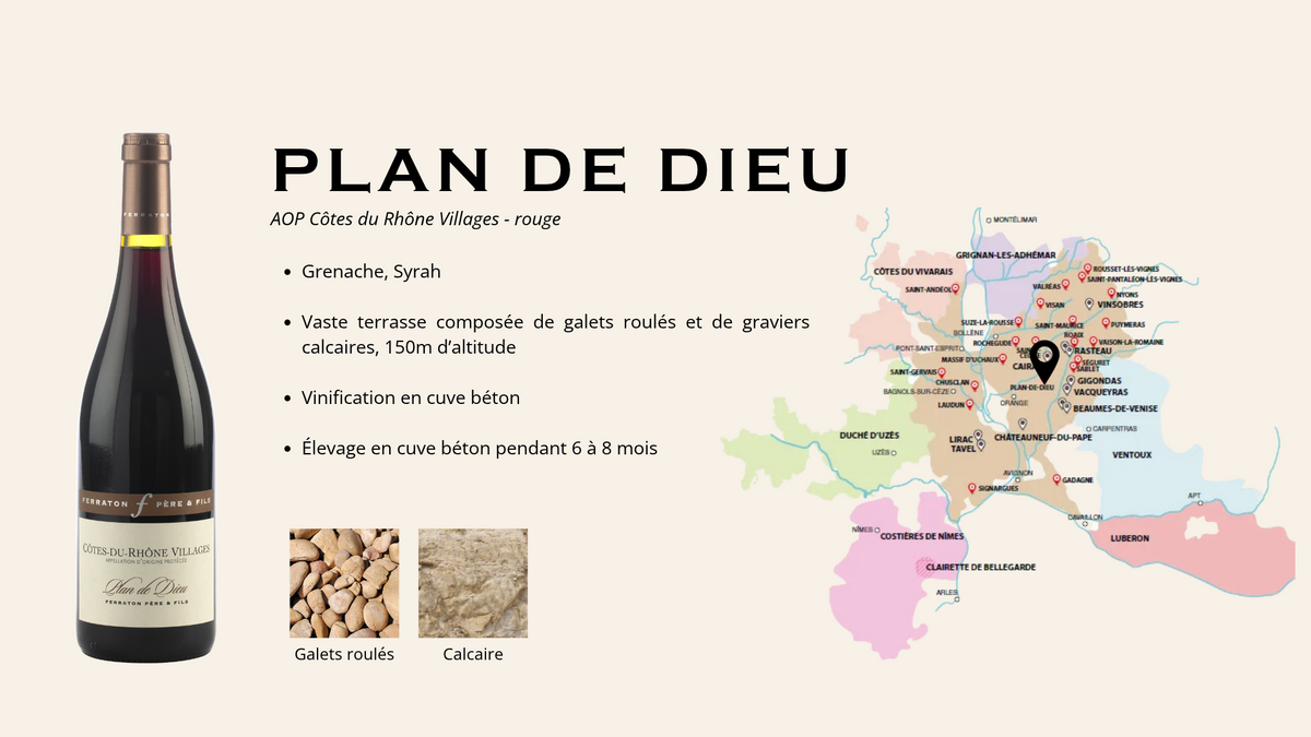 Côtes du Rhône Villages Plan de Dieu Rouge 2025