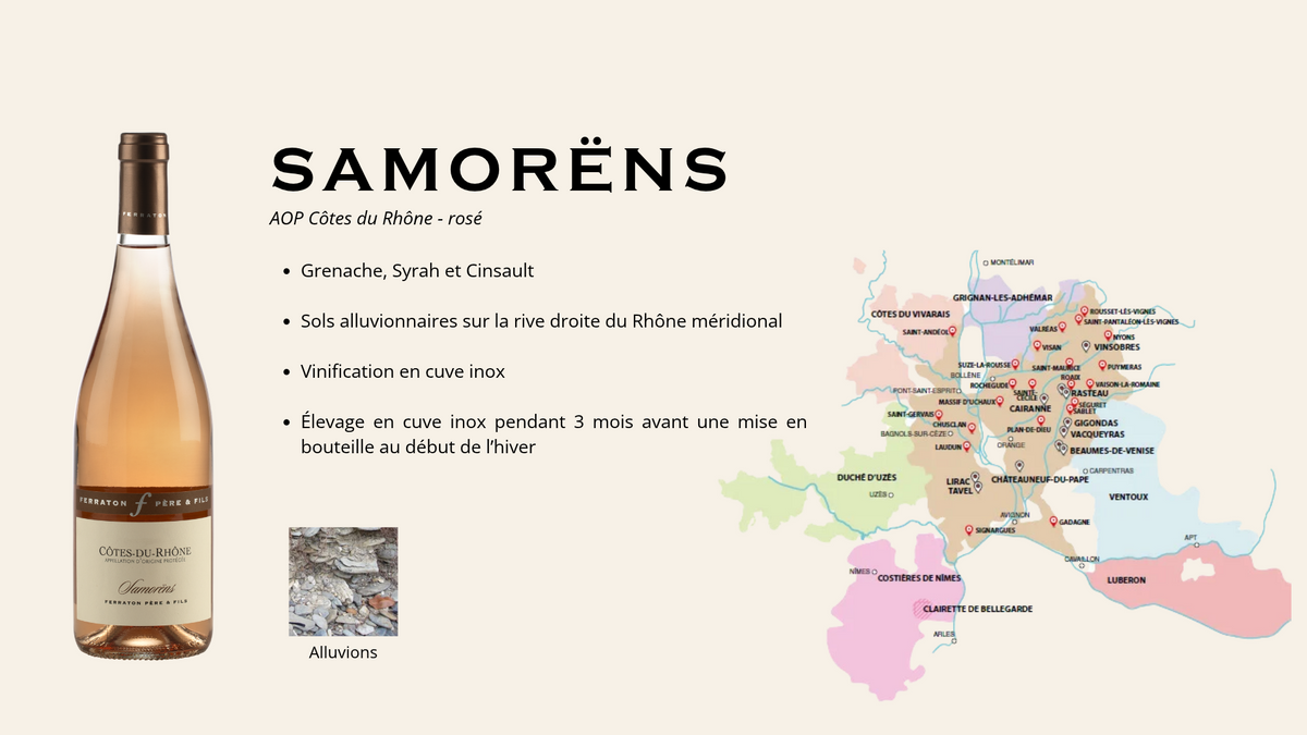 Côtes-du-Rhône Samorëns Rosé 2025