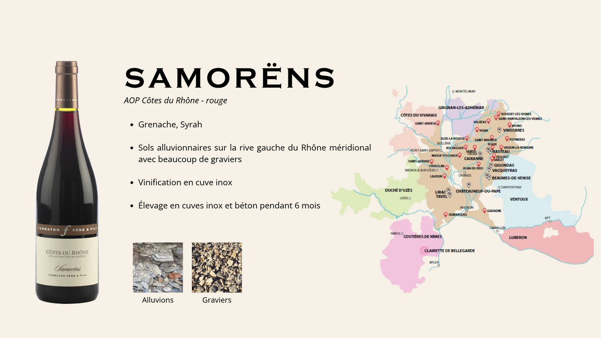 Côtes-du-Rhône Samorëns Rouge 2025