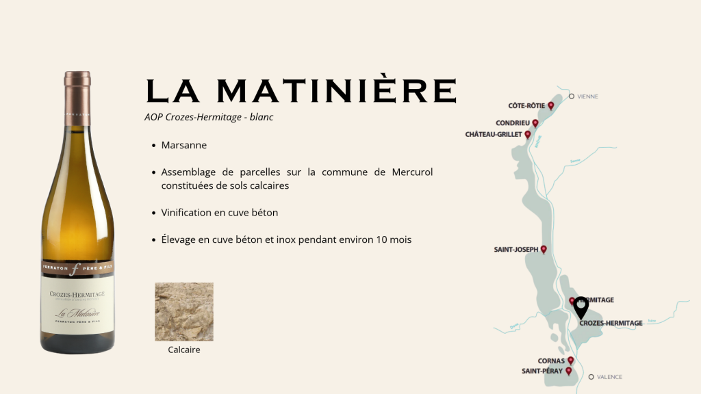Crozes-Hermitage La Matinière Blanc 2024